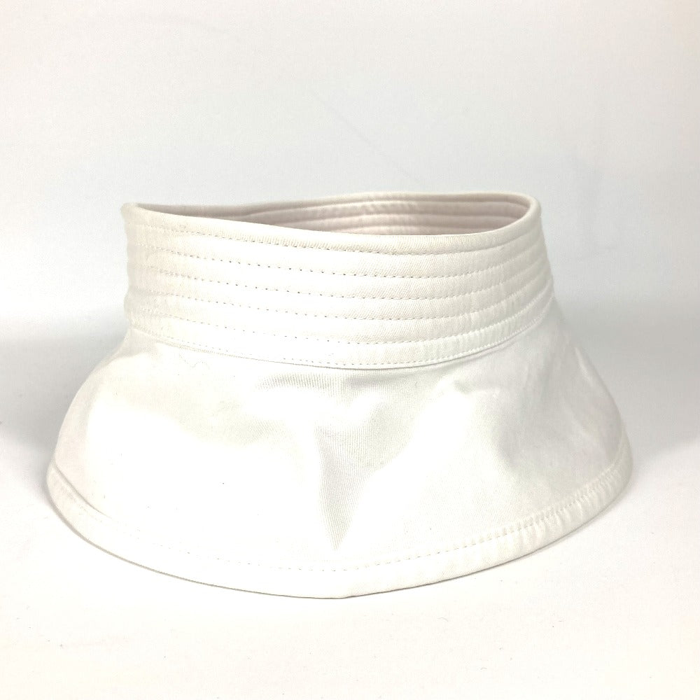 HERMES Sun visor Cotton, Nylon white visor unisex(Unisex) 57