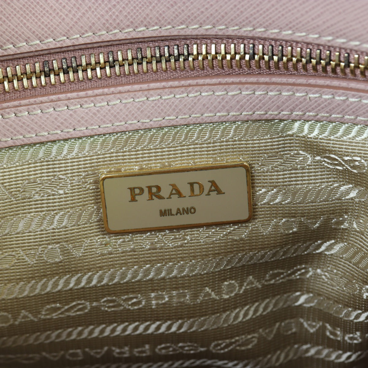 Prada Saffiano Lux Galleria Double Zip Tote Small