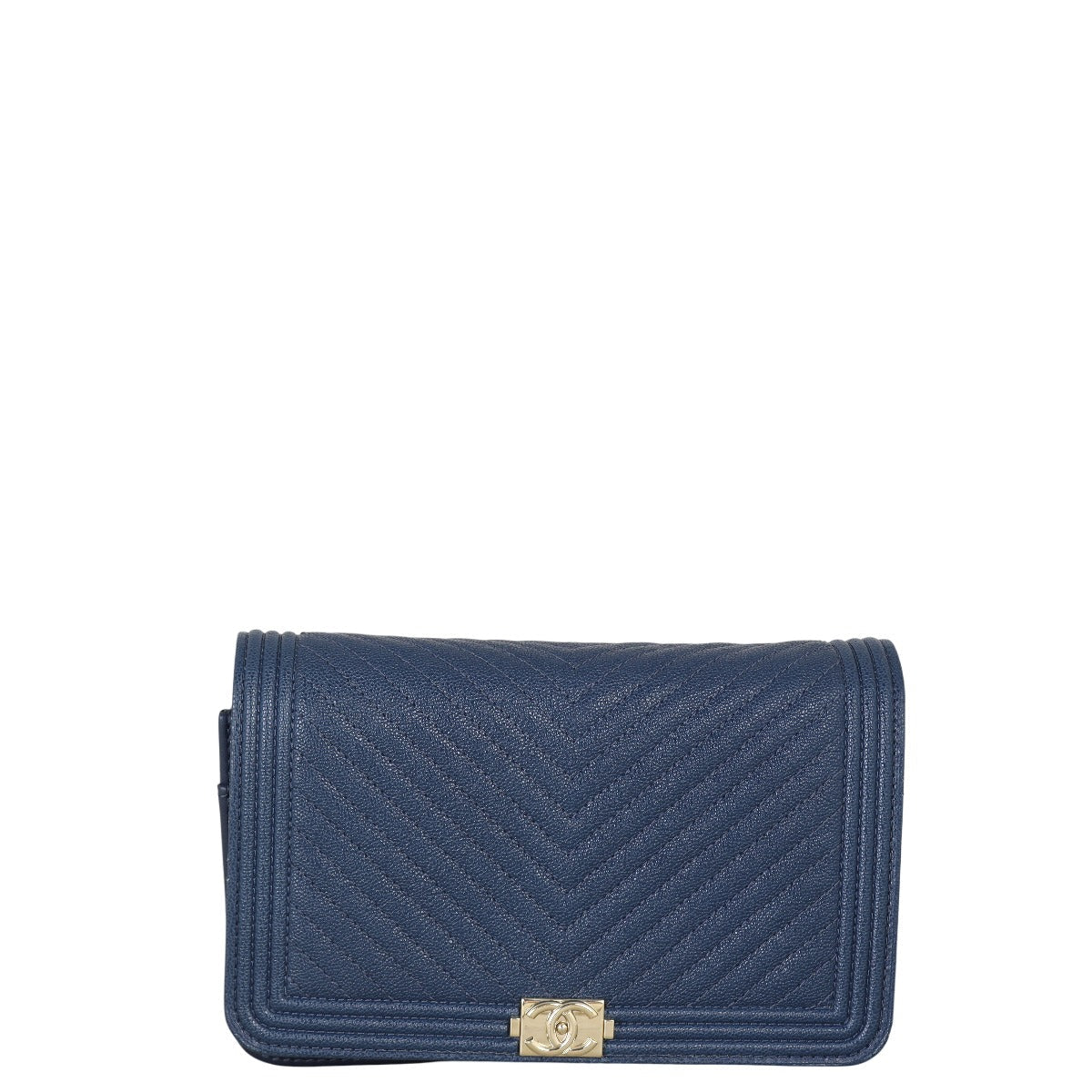 Chanel Boy Wallet on Chain Chevron