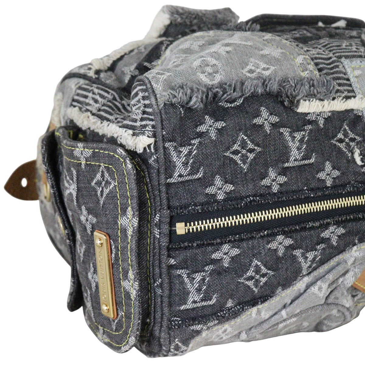 Louis Vuitton Speedy 30 Monogram Denim Patchwork