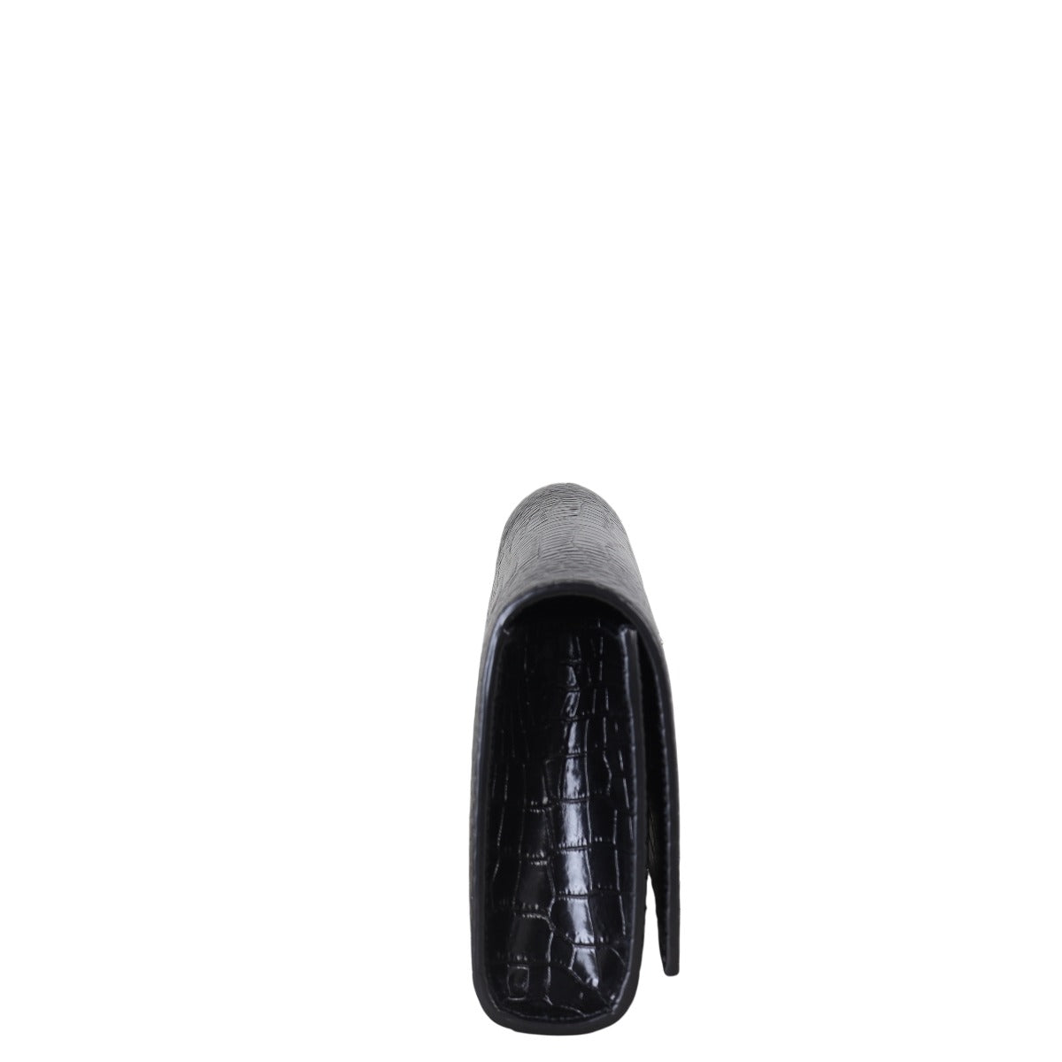 Saint Laurent Kate Tassel Clutch Croc-Embossed