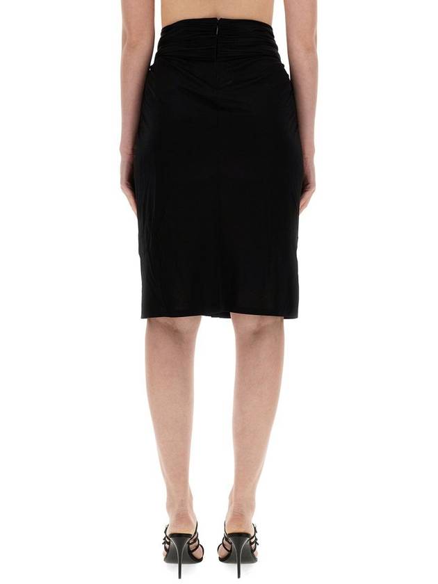 Luxury Saint Laurent Trending 2025 Midi Skirt 776439 Y7F981000