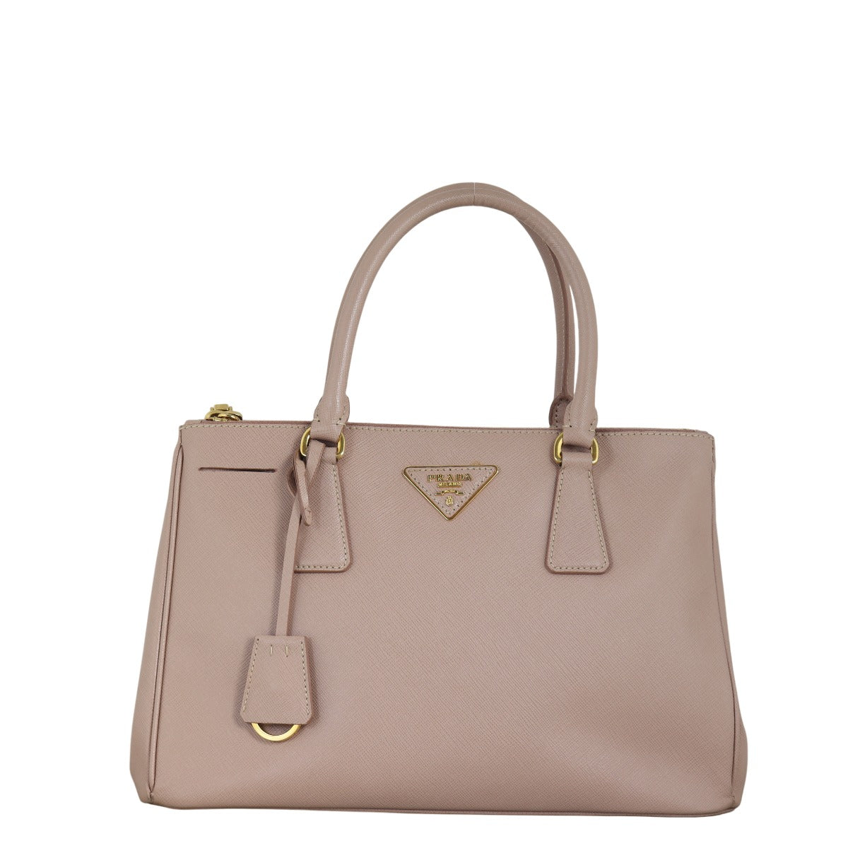 Prada Saffiano Lux Galleria Double Zip Tote Small
