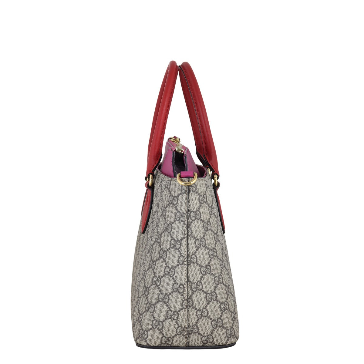 Gucci GG Supreme Linea A Zip Tote Small