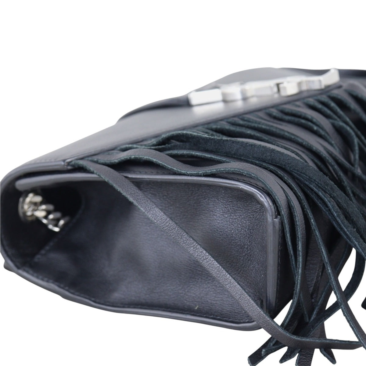 Saint Laurent Monogram Fringe Chain Bag