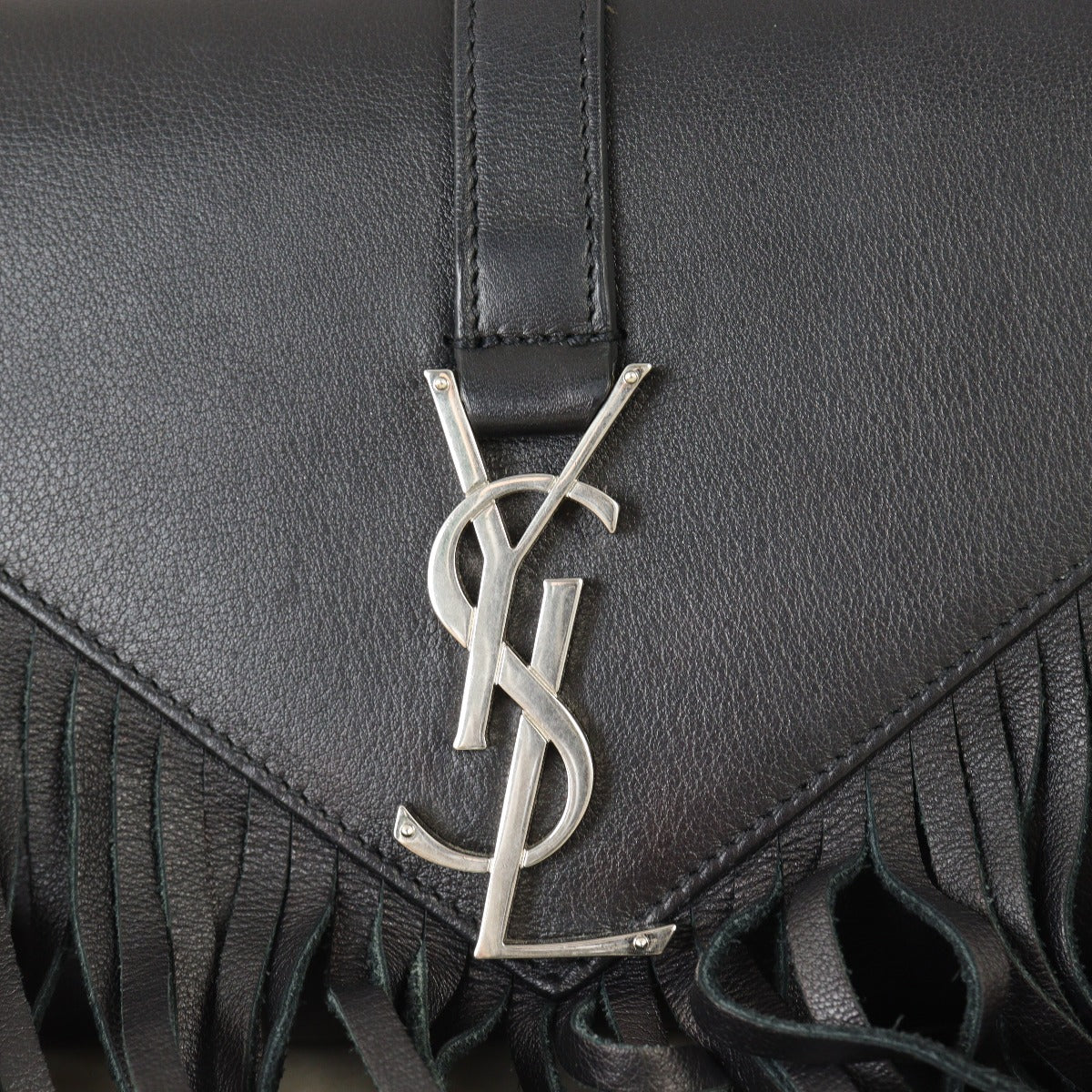Saint Laurent Monogram Fringe Chain Bag
