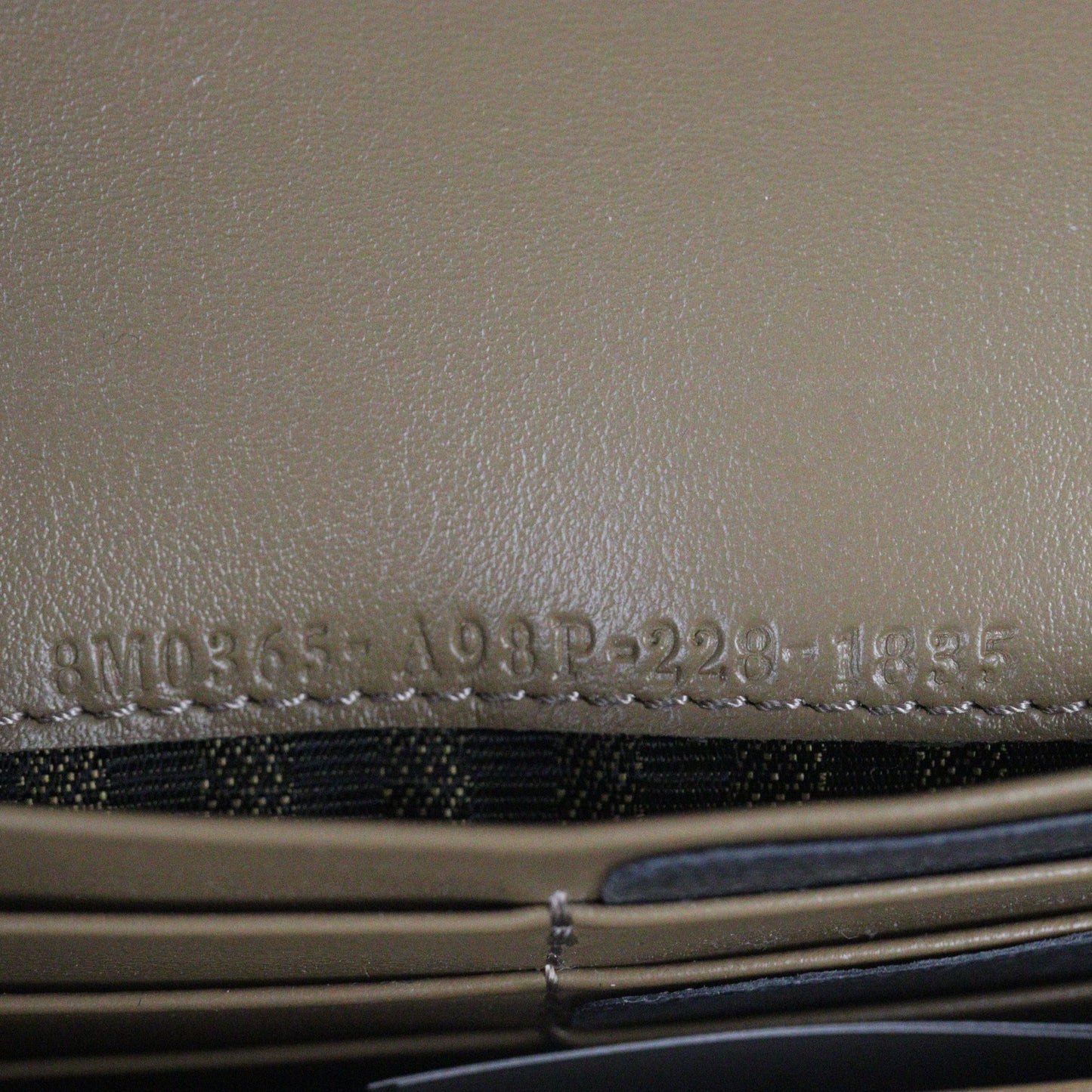 Fendi Baguette Continental Wallet on Chain