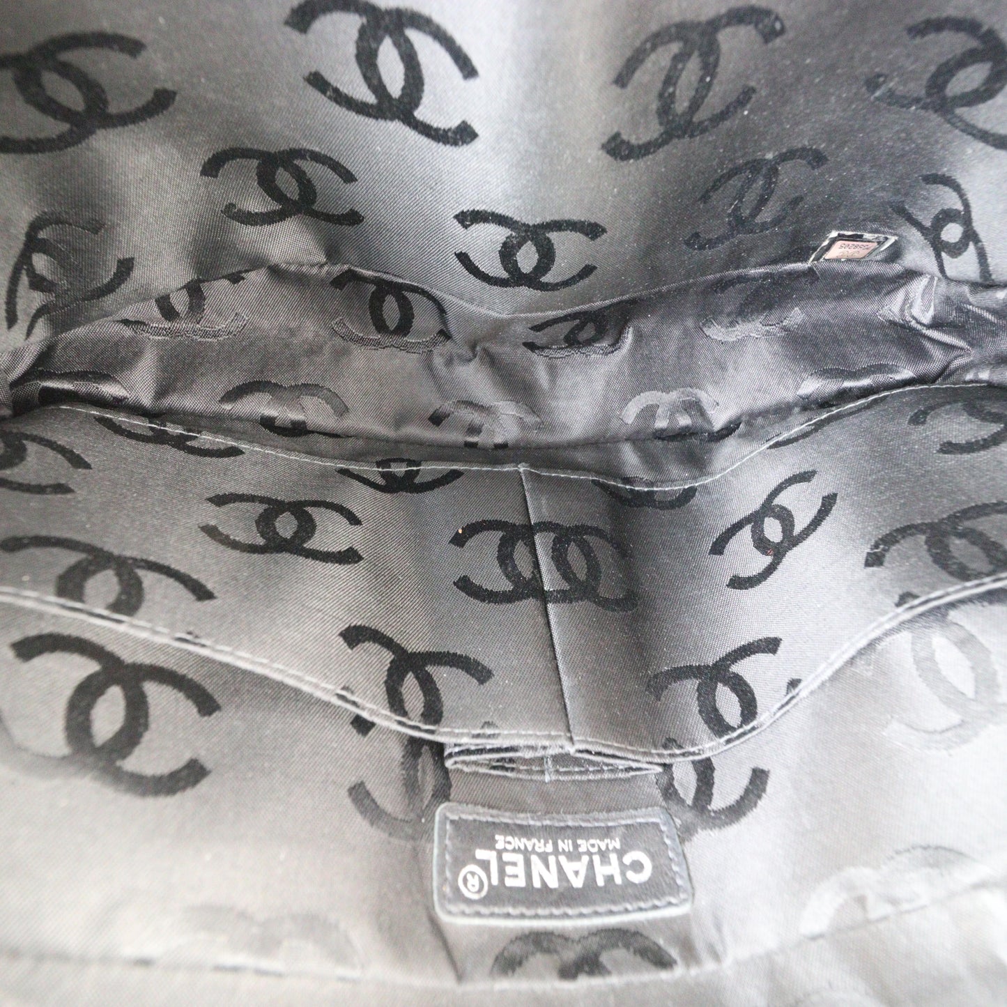 Chanel Chocolate Bar Flap Bag Nylon