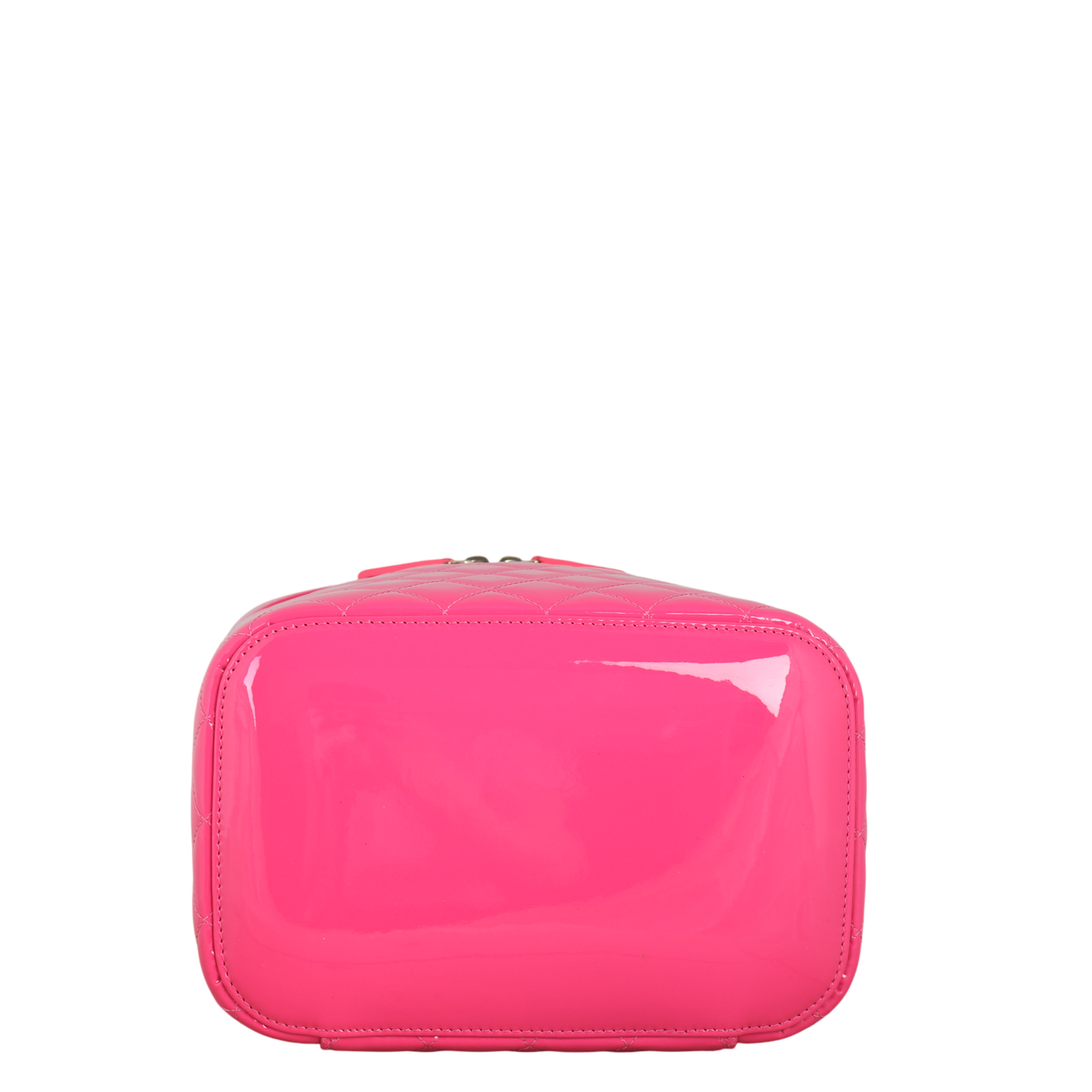 Chanel Top Handle Vanity Case Large Patent