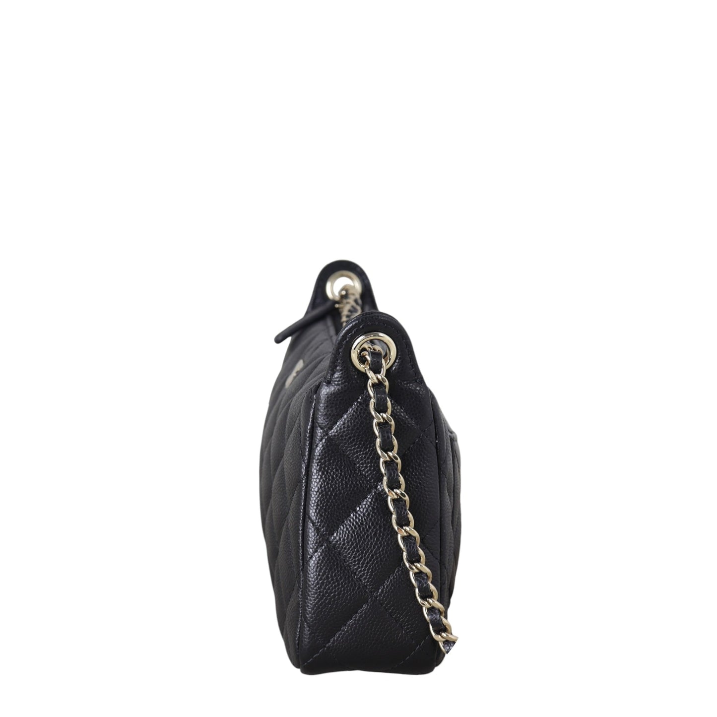 Chanel CC Zip Clutch on Chain
