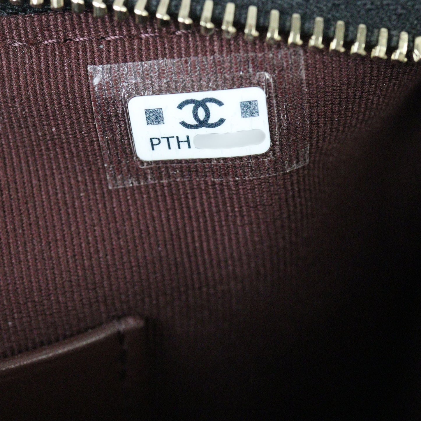 Chanel CC Zip Clutch on Chain