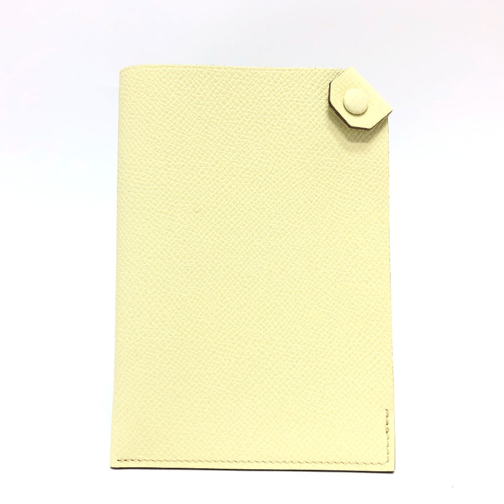 HERMES passport case Epsom yellow Talmac PM Women