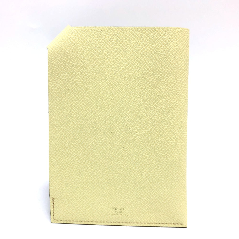 HERMES passport case Epsom yellow Talmac PM Women