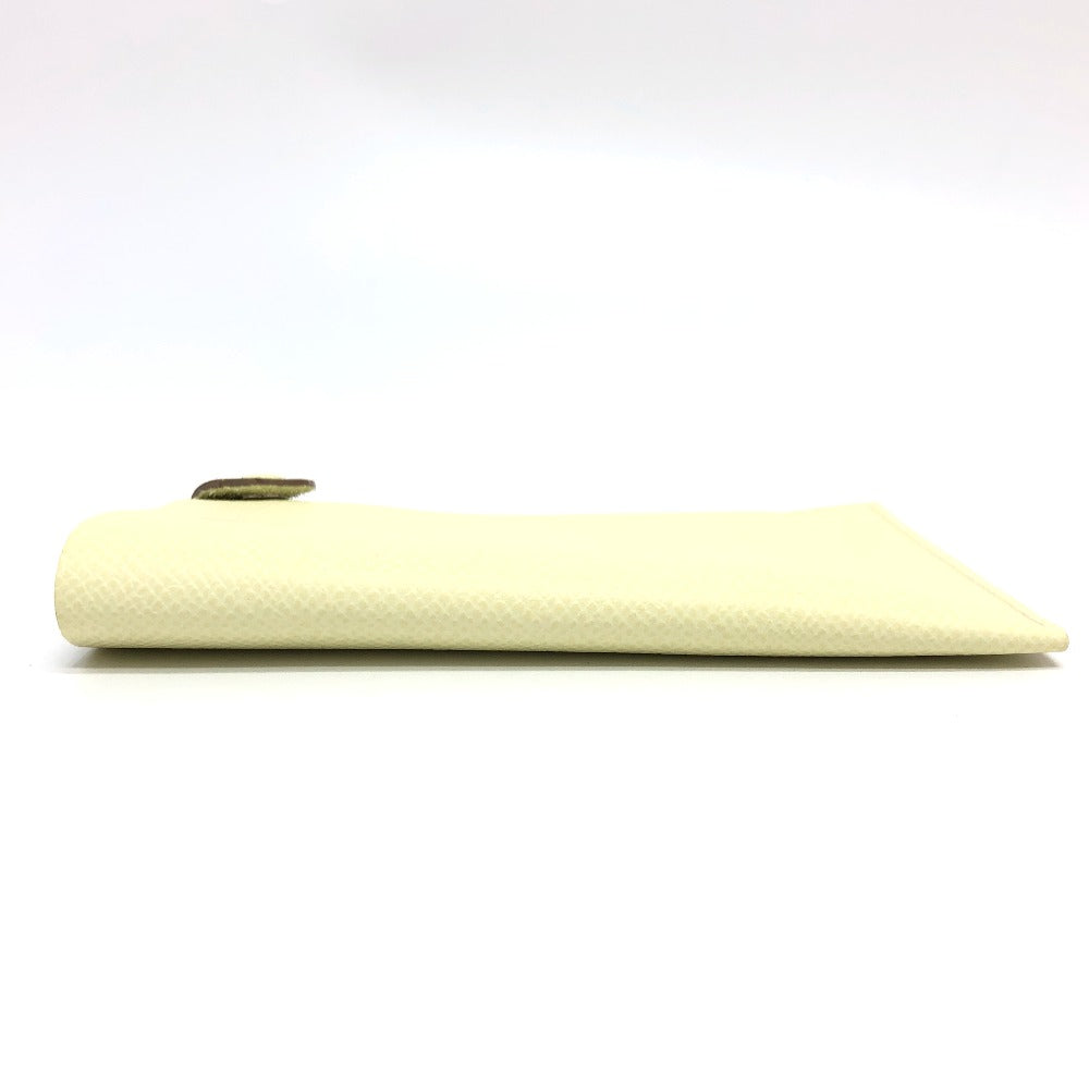 HERMES passport case Epsom yellow Talmac PM Women
