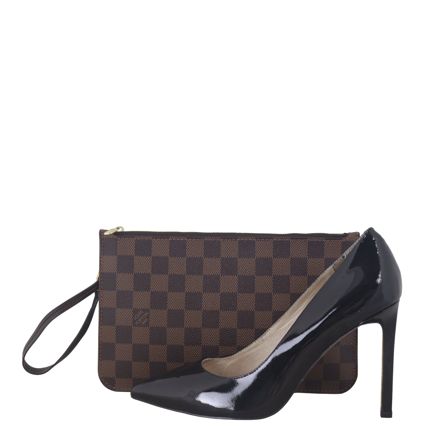 Louis Vuitton Neverfull Pochette Damier Ebene