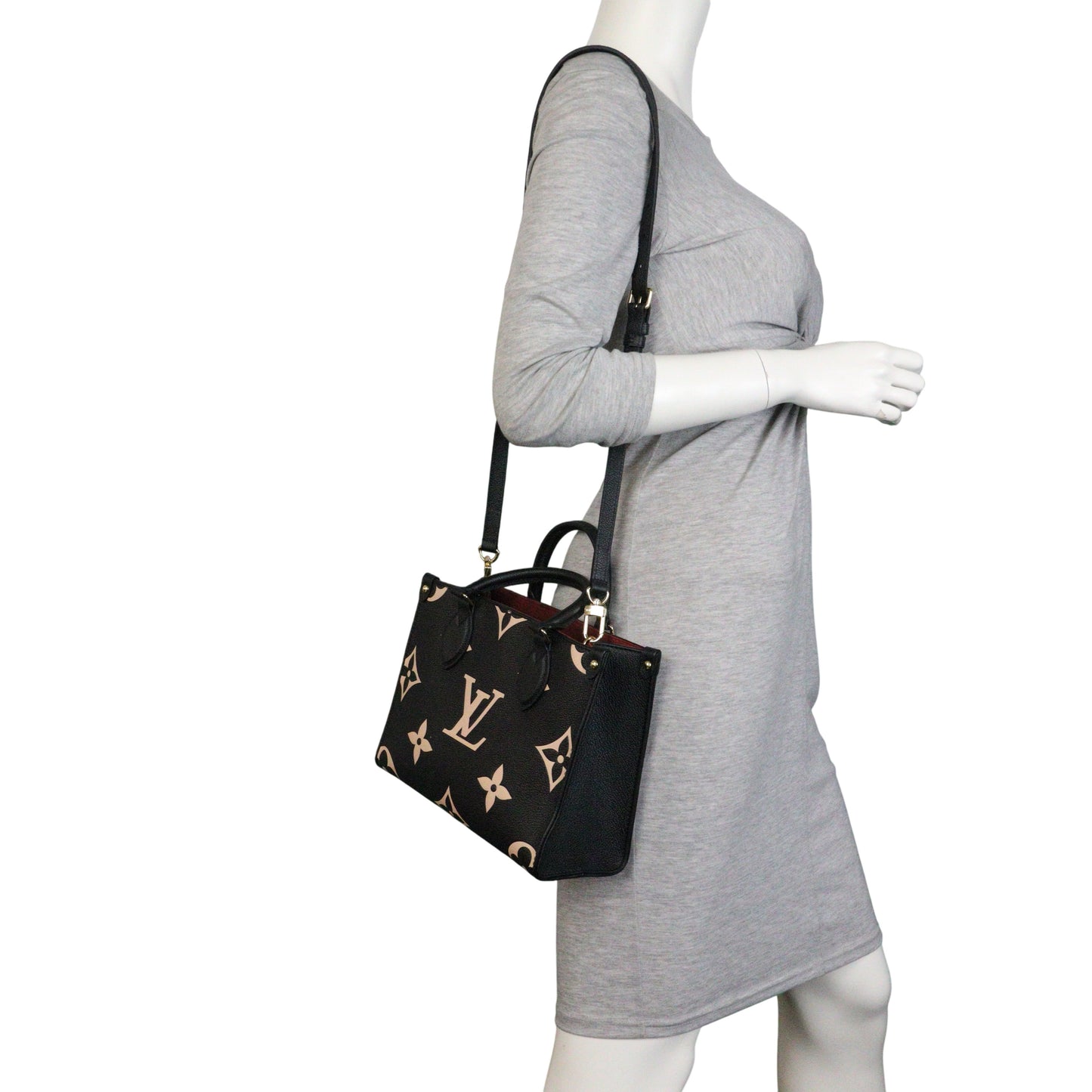 Louis Vuitton OnTheGo PM Monogram Empreinte Giant Bicolour