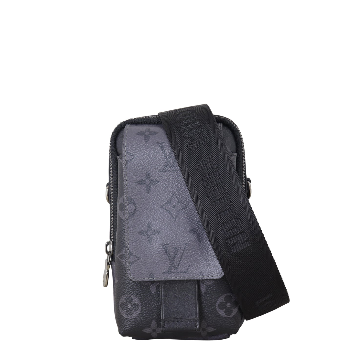 Louis Vuitton Double Phone Pouch Monogram Eclipse Reverse