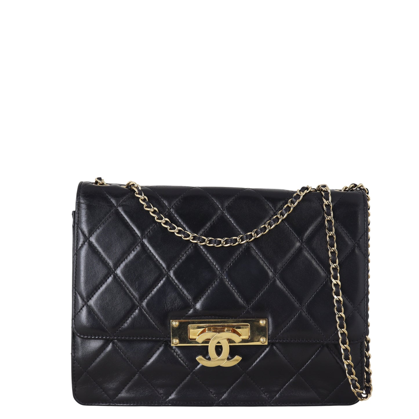 Chanel CC Golden Class Flap Bag Medium
