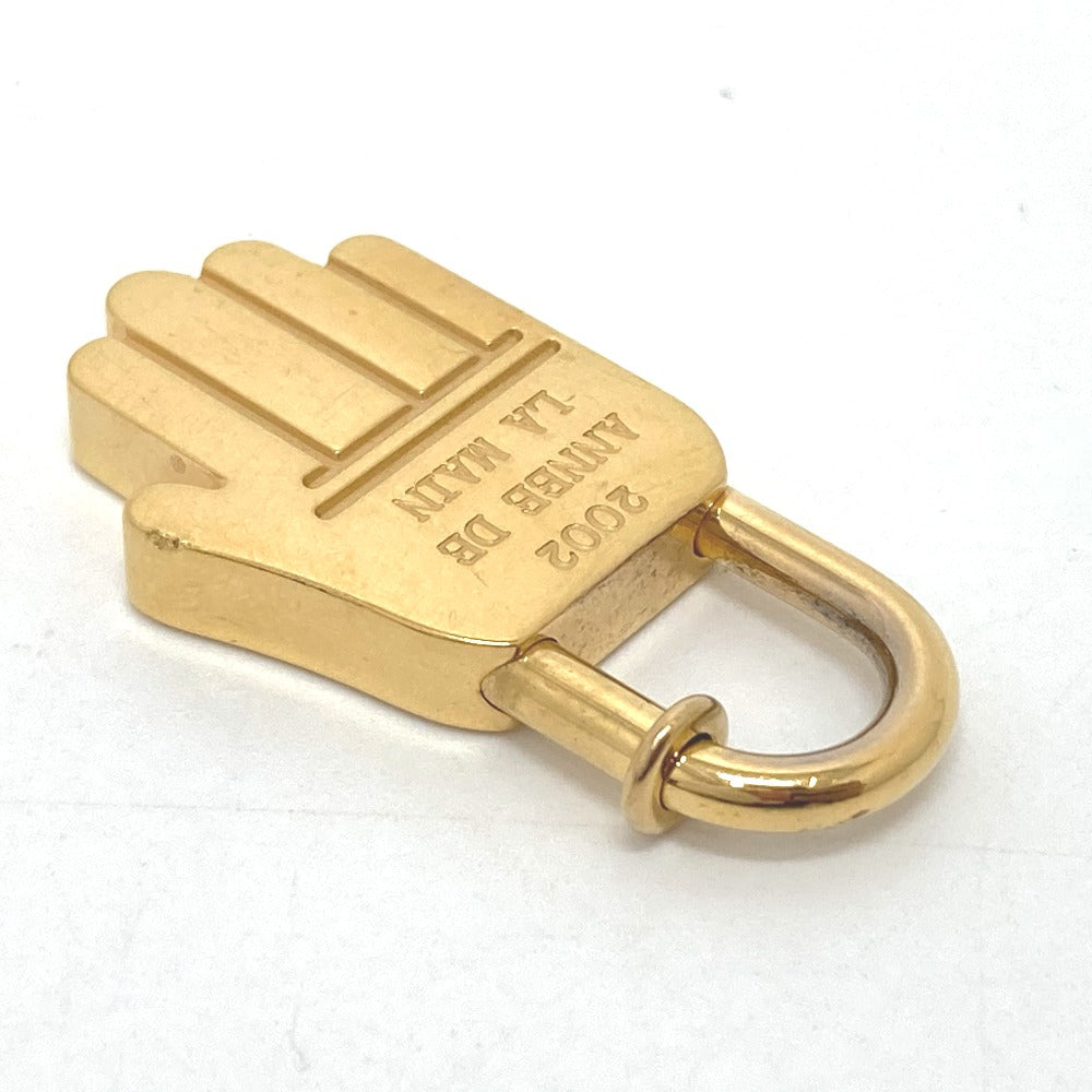 HERMES Cadena metal gold 2002 only Women
