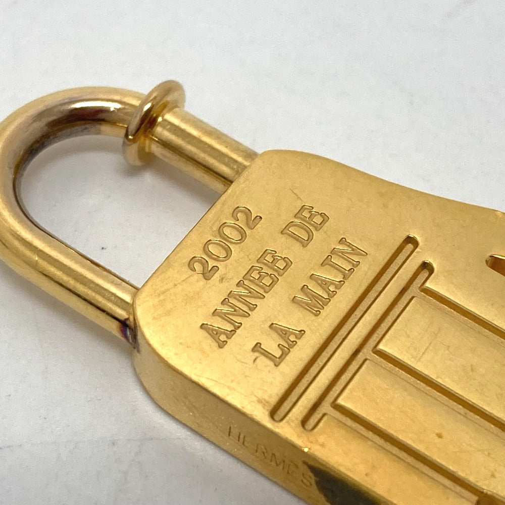 HERMES Cadena metal gold 2002 only Women