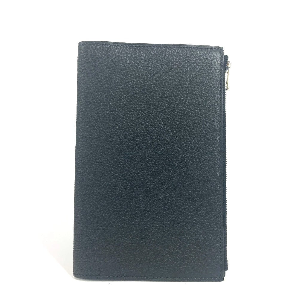 HERMES Note cover Togo black Notepad [EA Zip] PM