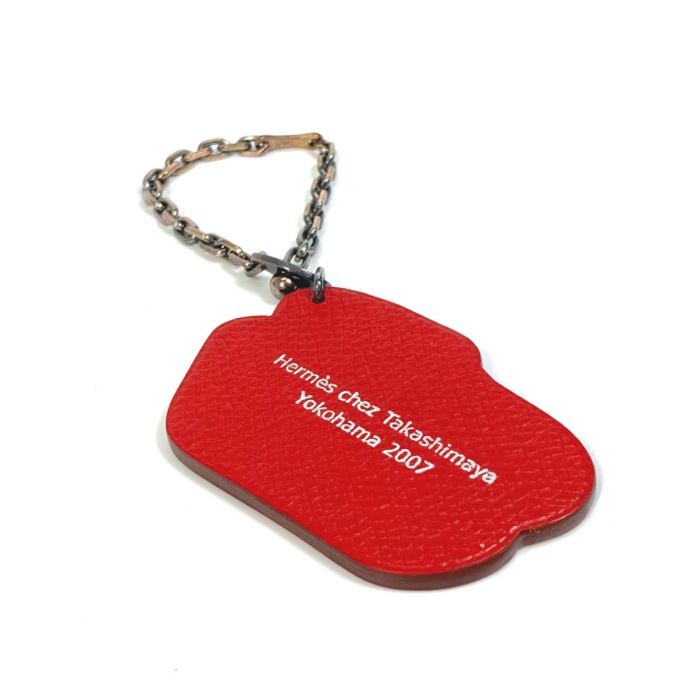 HERMES key ring Epsom Red 2007 Yokohama Takashimaya Limited red shoes shoes Women