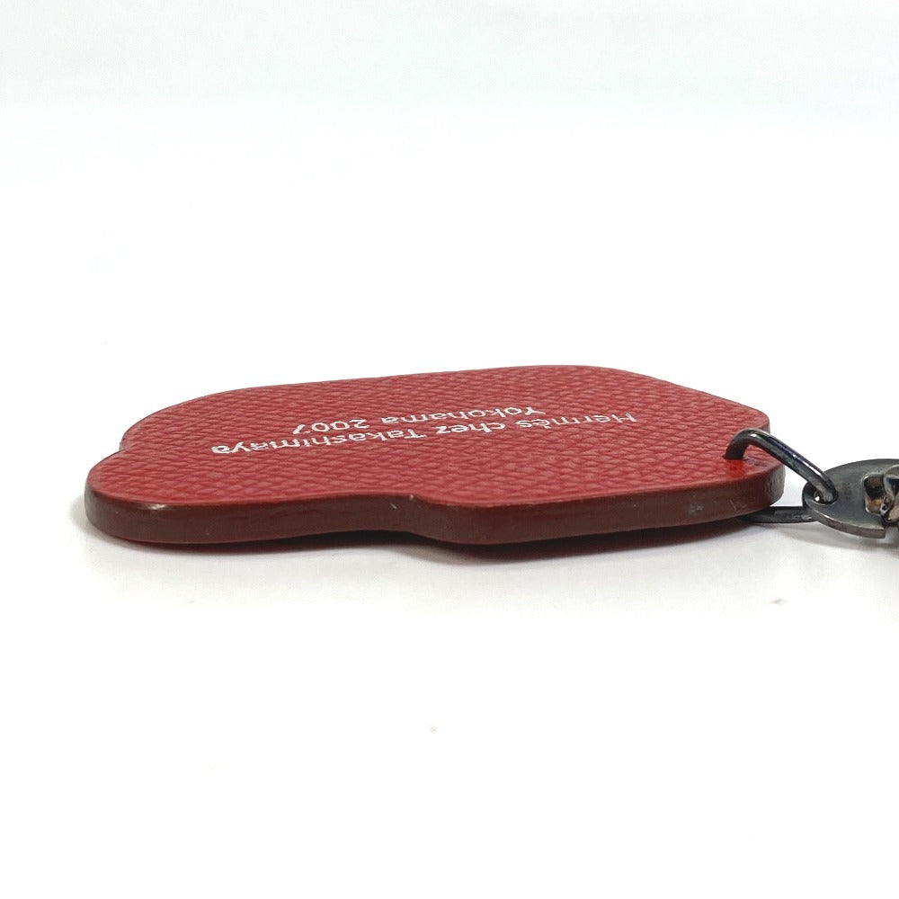 HERMES key ring Epsom Red 2007 Yokohama Takashimaya Limited red shoes shoes Women