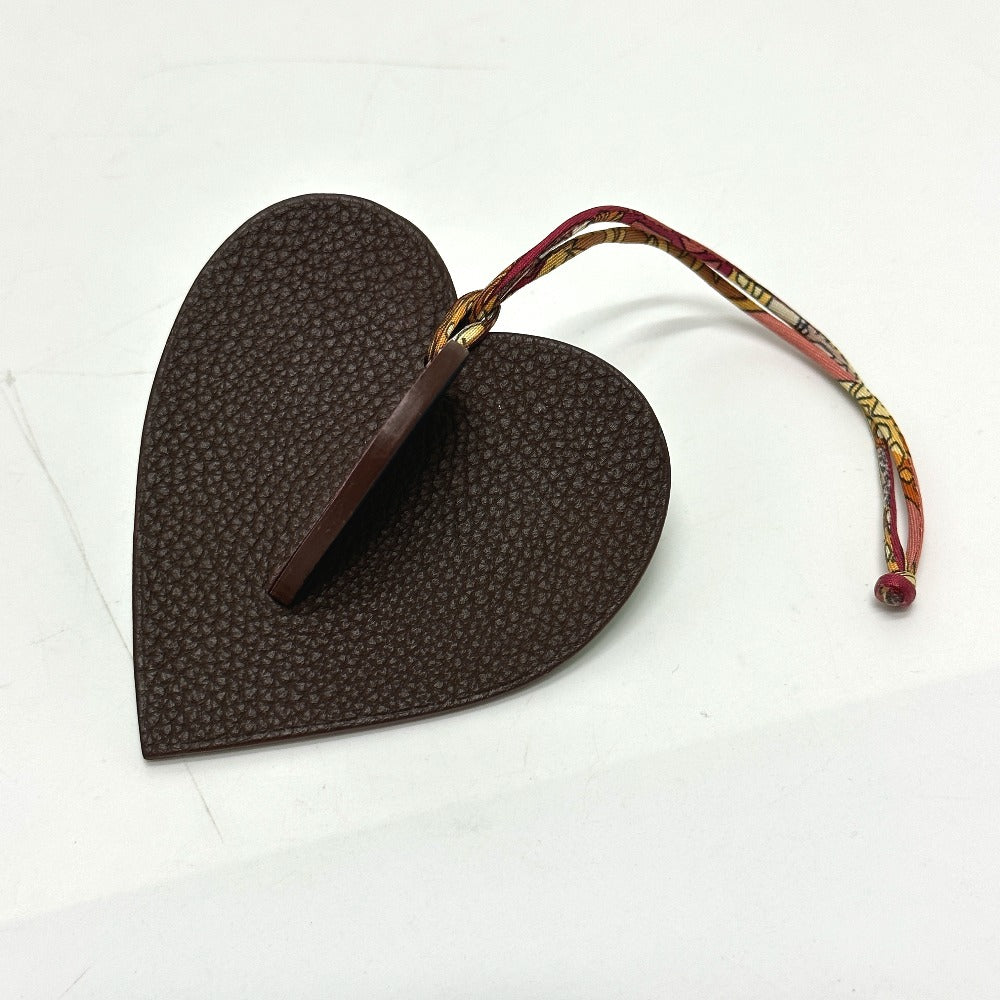 HERMES charm Epsom multicolor Petite Ash W Heart Women