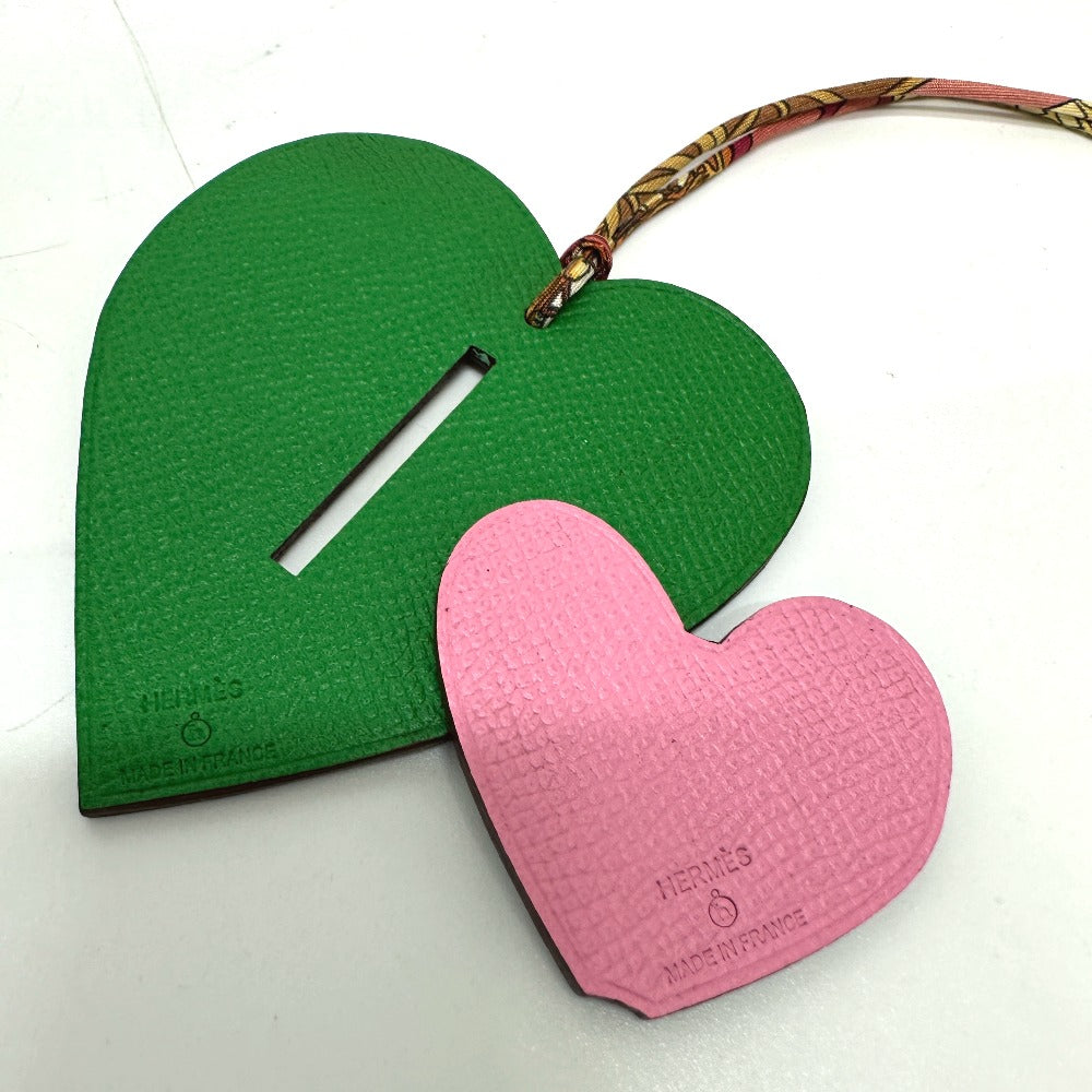 HERMES charm Epsom multicolor Petite Ash W Heart Women