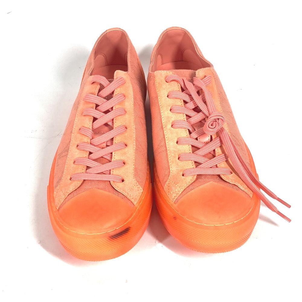 LOUIS VUITTON sneakers Canvas, Rubber Orange Tattoo line Monogram mens 7.5