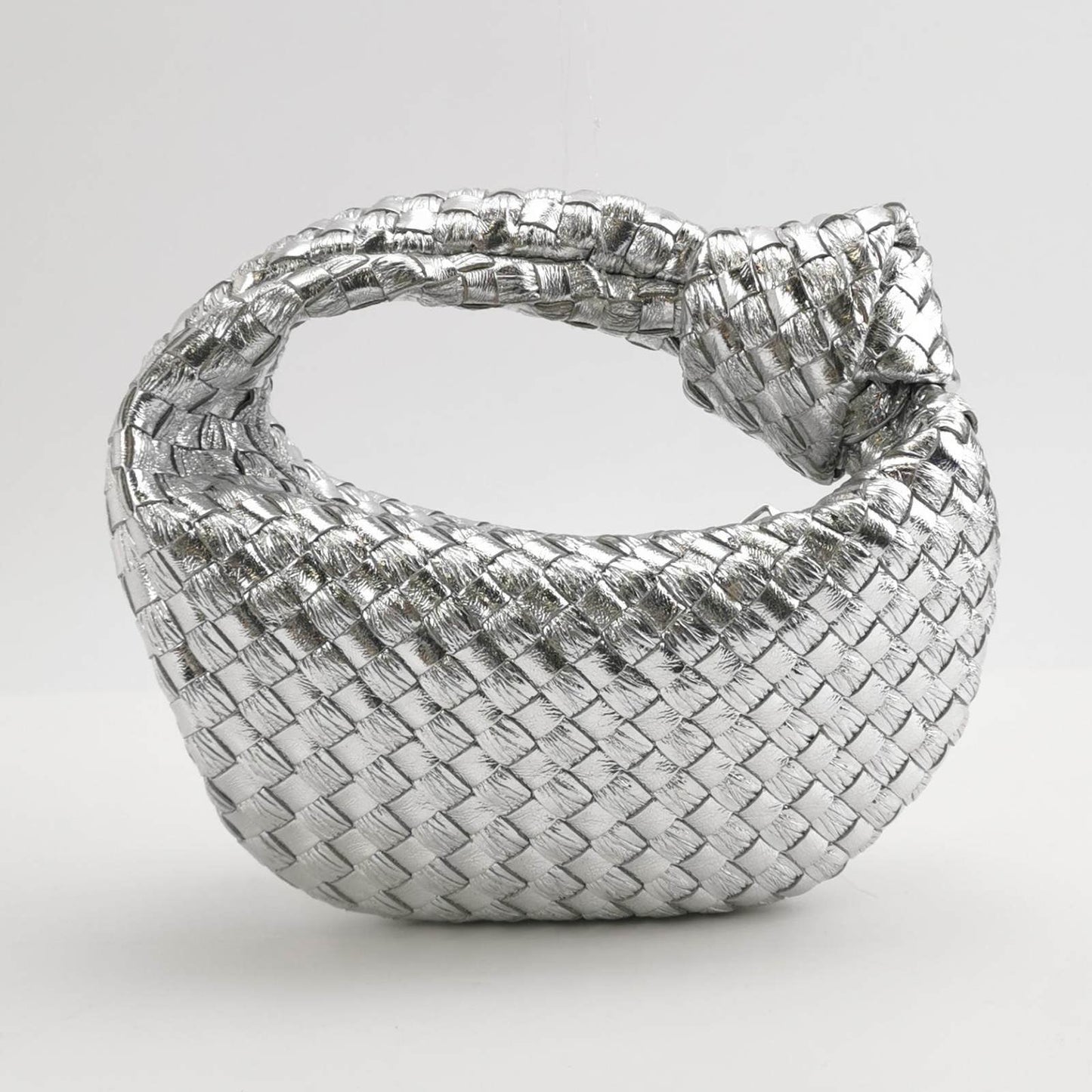 Bottega Veneta Jodie Mini Silver Leather Rare