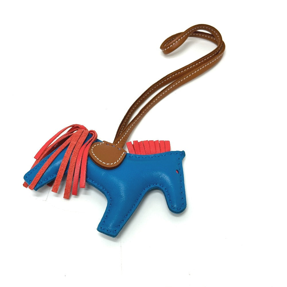 HERMES charm Anjou Miro, Leather Multi Rodeo PM