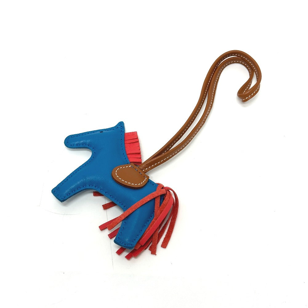 HERMES charm Anjou Miro, Leather Multi Rodeo PM
