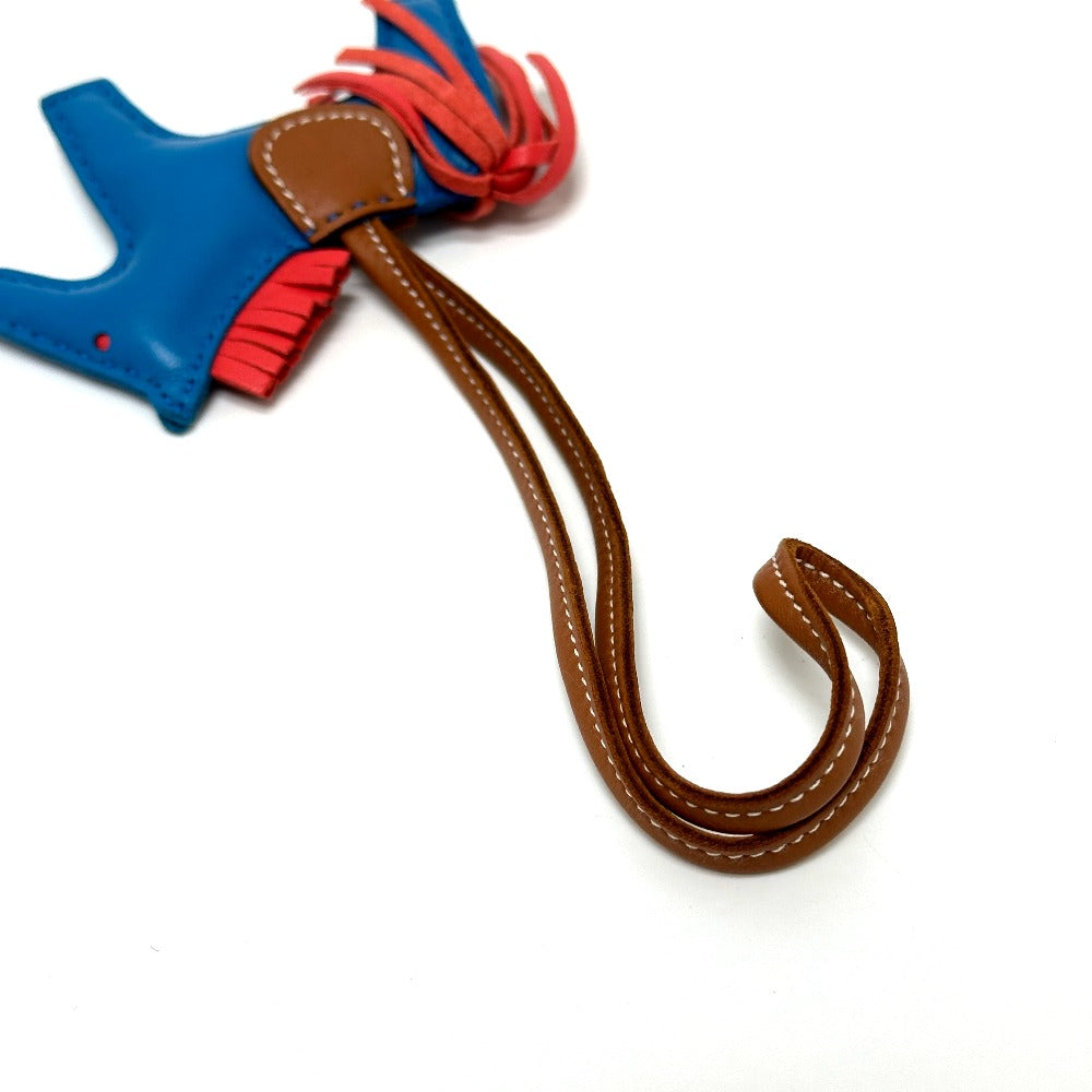 HERMES charm Anjou Miro, Leather Multi Rodeo PM