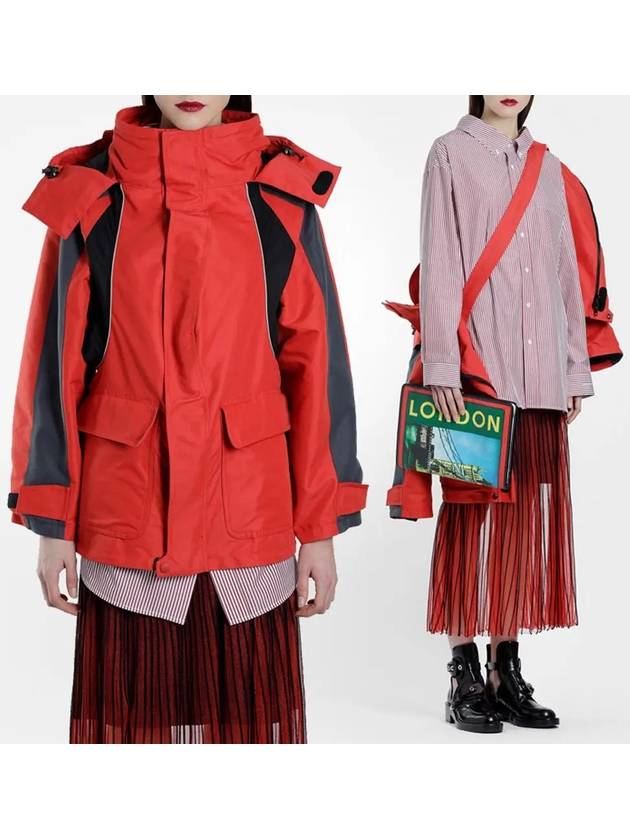 Luxury Balenciaga Trending 2025 Swing Zip-Up Jacket Red