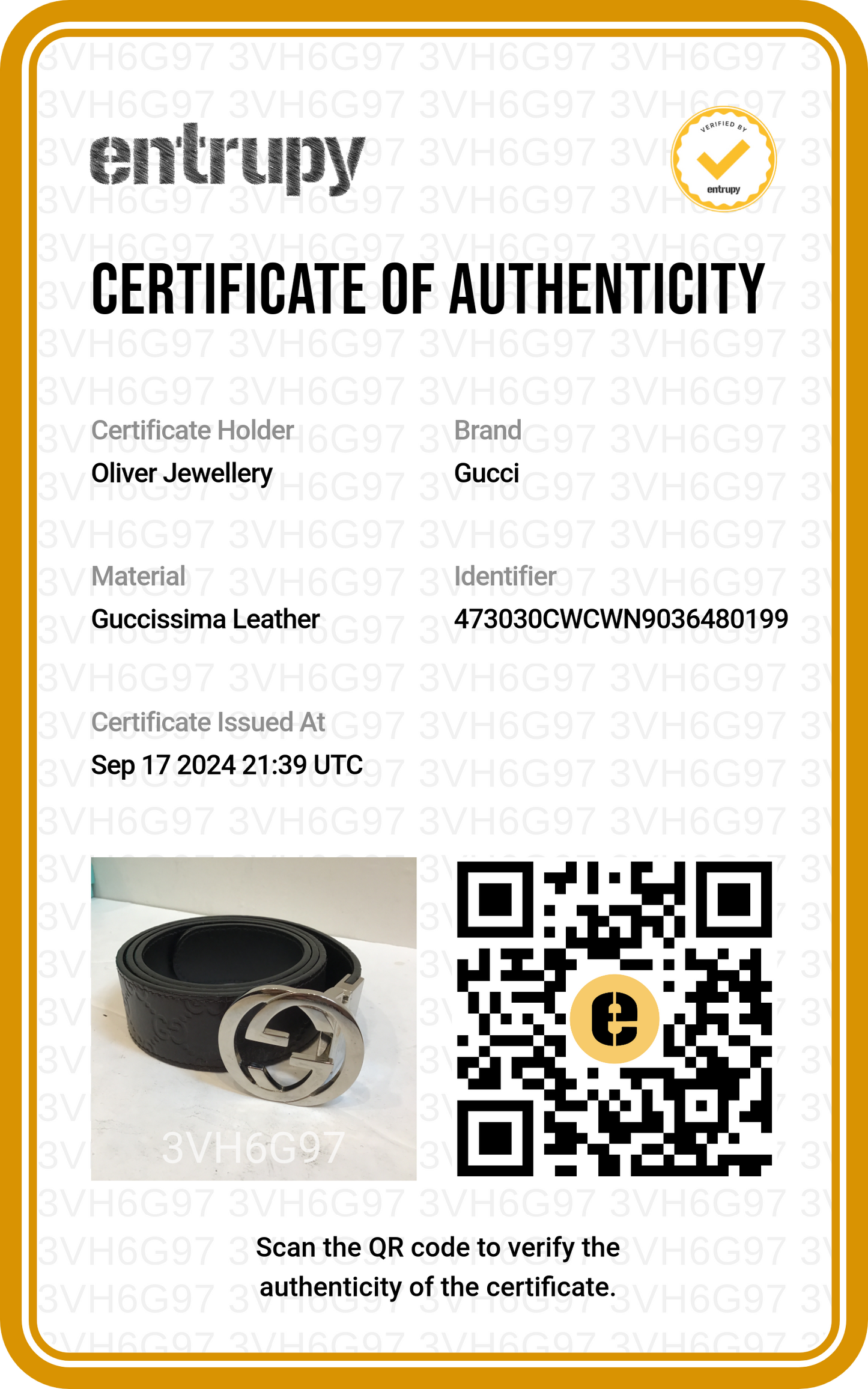 Gucci Black/Brown Signature Leather Interlocking G Reversible Belt 90 36