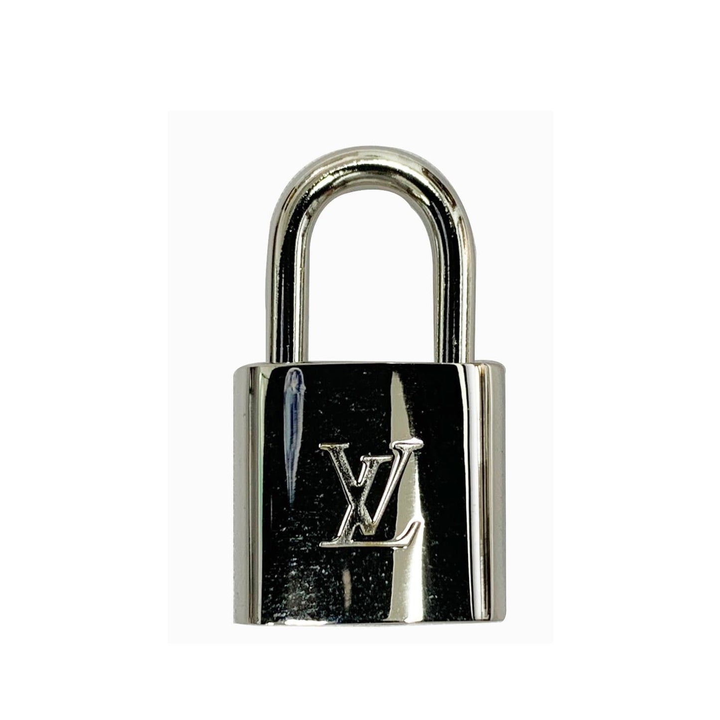 LOUIS VUITTON Padlock and 2 Keys Silver Bag Charm Number 322