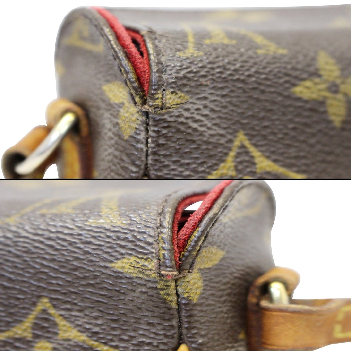 LOUIS VUITTON Recital Monogram Canvas Shoulder Handbag