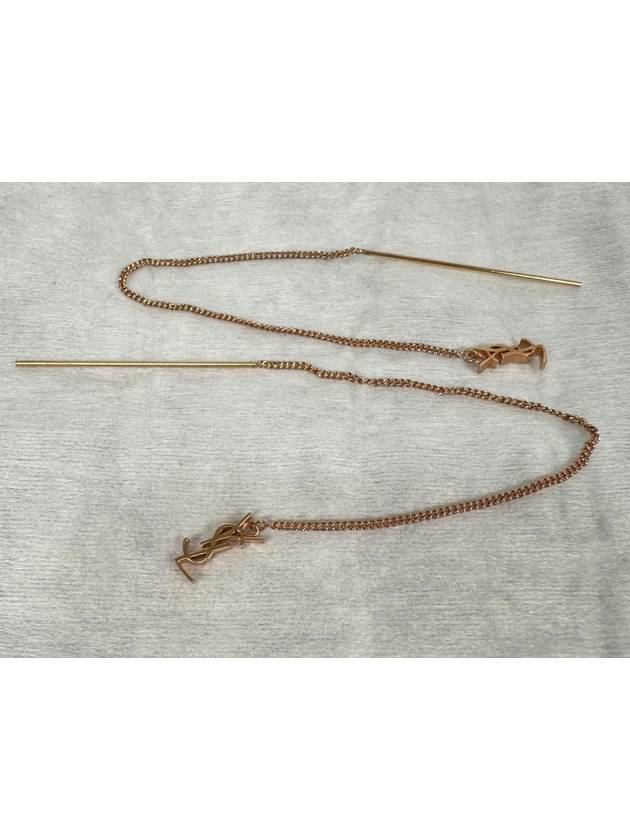 Luxury Saint Laurent Trending 2025 Opium YSL Long Threader Earrings