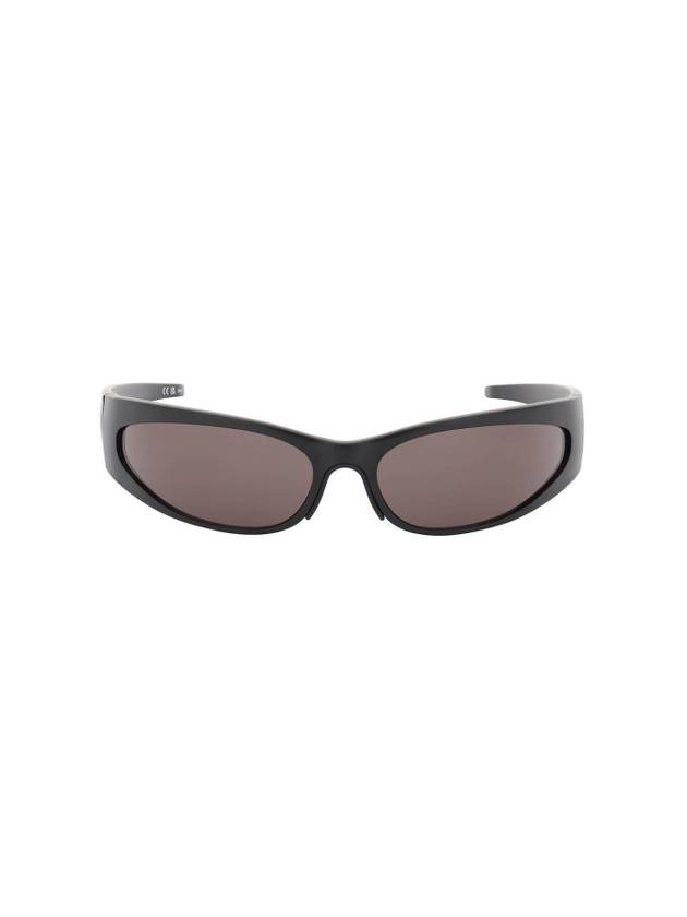 Luxury Balenciaga Trending 2025 Reverse Xpander 2.0 Rectangle Sunglasses Black