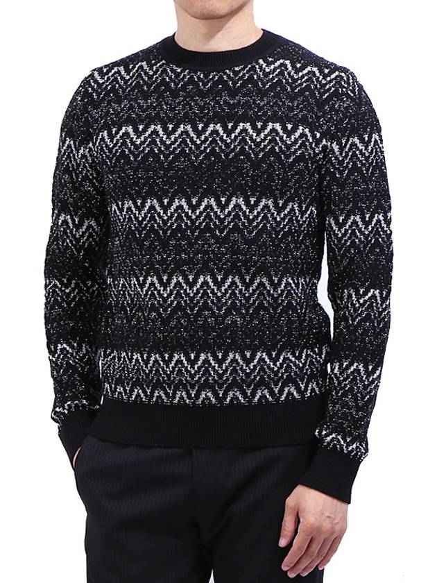 Luxury Saint Laurent Trending 2025 Striped Pattern Wool Knit Top