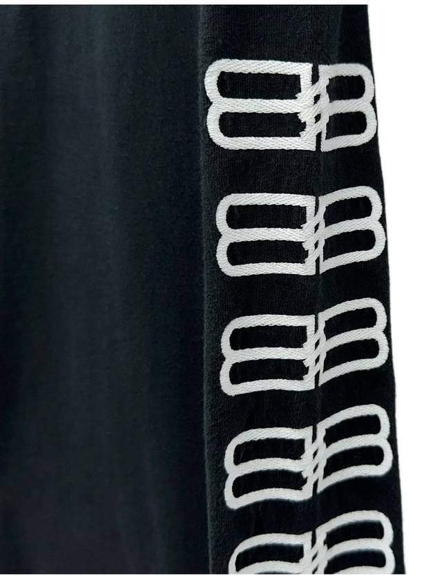 Luxury Balenciaga Trending 2025 BB Logo Sweatshirt Black