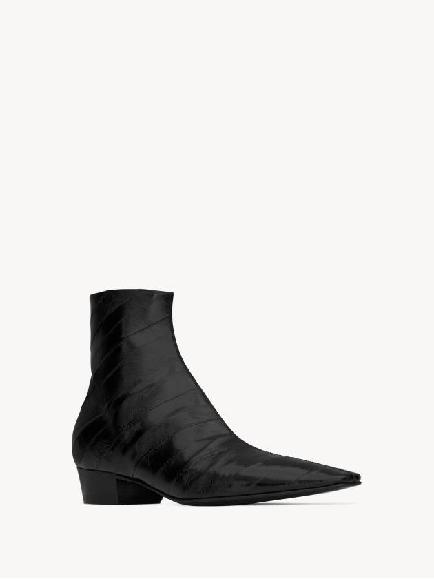 Luxury Saint Laurent Trending 2025 Men s Paolo Boots Black 7997940WX001000