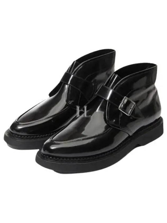 Luxury Saint Laurent Trending 2025 Teddy Monkstrap Black