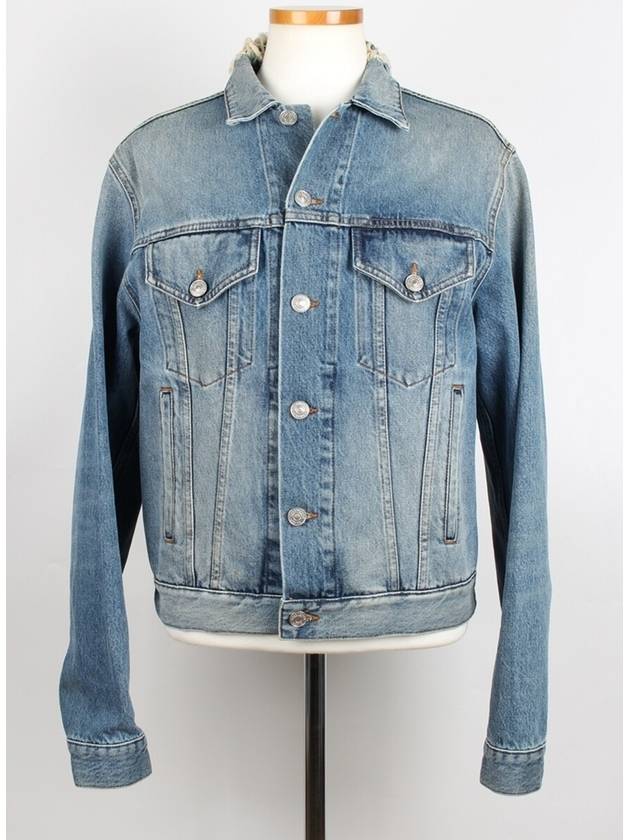 Luxury Balenciaga Trending 2025 BB logo denim jacket 48