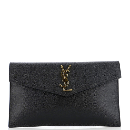 Luxury Saint Laurent Trending 2025 Uptown Pouch Leather