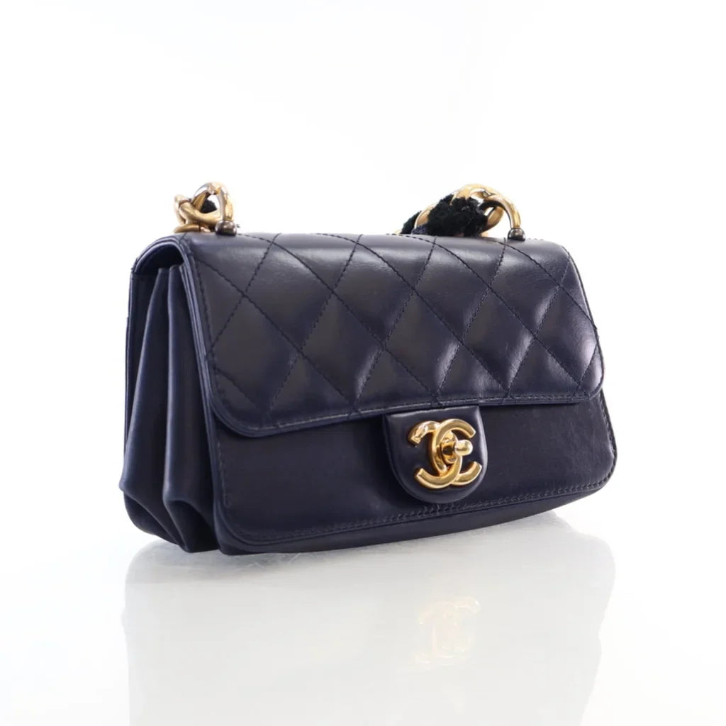 Chanel Seasonal Flap Navy Calfskin