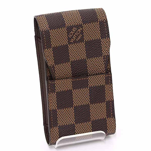 LOUIS VUITTON Cigarette case N63024 Damier canvas Brown Damier Etui cigarette case