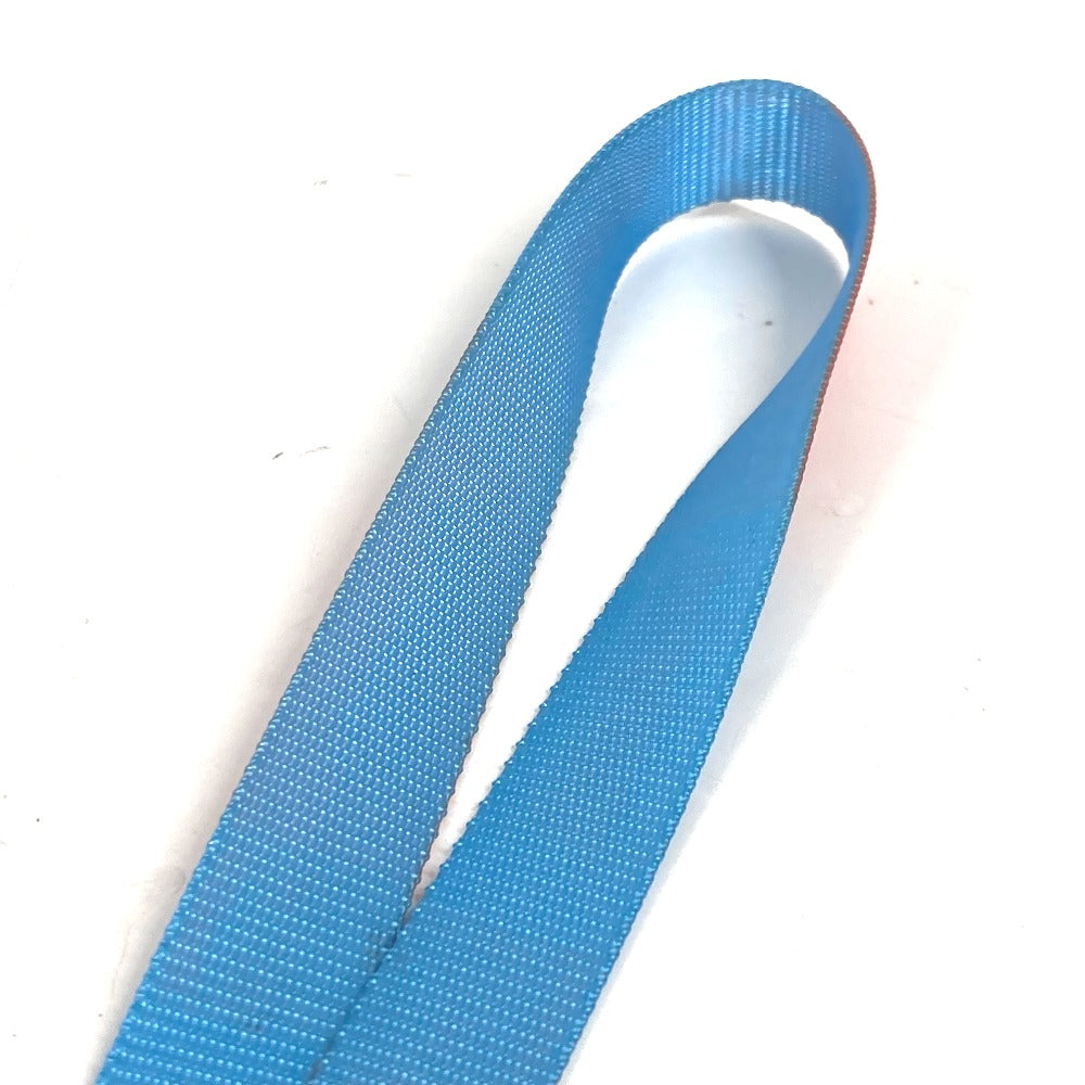 CHANEL strap Nylon canvas blue 02S CC COCO Mark