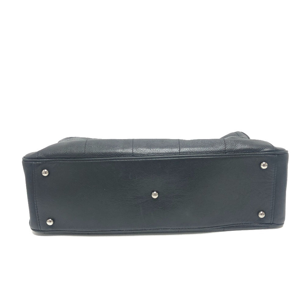 CHANEL Boston Duffel bag Soft caviar skin black Chocolate bar